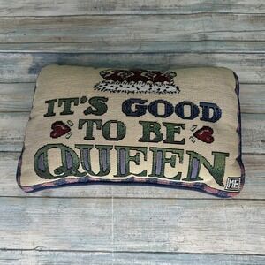 Mary Engelbreit Pillow Tapestry Accent Throw It's Good To Be Queen Grandma